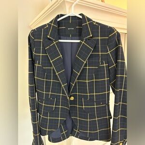 Smythe Dutchess blazer, navy with gold. US size 4.